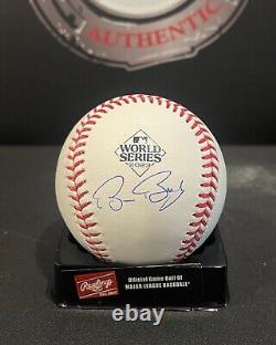 Bruce Bochy Signed Auto 2023 World Series WS ROMLB Baseball Beckett WIT BAS COA