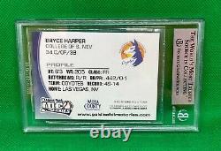 Bryce Harper Juco 2009 World Series Variation Bgs 9 Limited 25 Read Description
