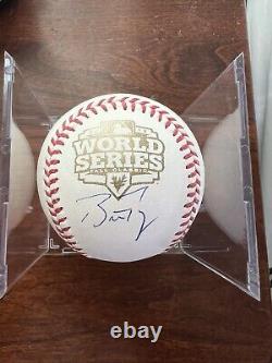 Buster Posey SIGNED 2012 World Series Baseball Auto Giants MLB Holo COA