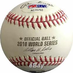 Buster Posey signed 2010 World Series baseball PSA/DNA Giants autographed