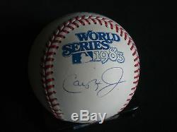 CAL RIPKEN JR. Signed 1983 World Series Baseball ORIOLES PSA/DNA