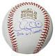 Chris Coghlan Signed Official 2016 World Series Baseball With2016 Ws Champs Ss