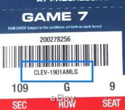 CLINCHER 2016 World Series Game 7 Ticket PSA 8 (RARE Unique Serial Number) READ