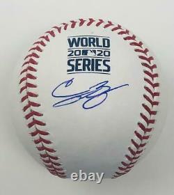 CODY BELLINGER Autographed Dodgers 2020 World Series Baseball FANATICS