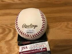 Cardinals Yadier Molina Autographed Signed 2011 World Series Baseball JSA COA