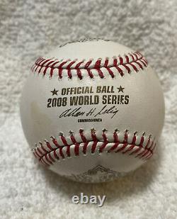 Carlos Ruiz Signed Autographed 2008 World Series Baseball Phillies HARD TO FIND