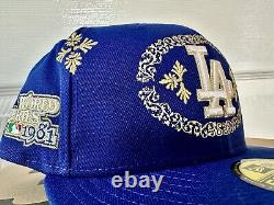 Charro x New Era Los Angeles Dodgers 59FIFTY Fitted Hat 7 1/4 WORLD SERIES PATCH