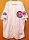 Chicago Cubs Anthony Rizzo White Pinstripe World Series Jersey