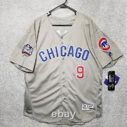 Chicago Cubs Majestic Javier Baez Stitched Jersey 2016 World Series Patch Sz 48