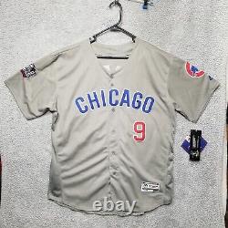 Chicago Cubs Majestic Javier Baez Stitched Jersey 2016 World Series Patch Sz 48