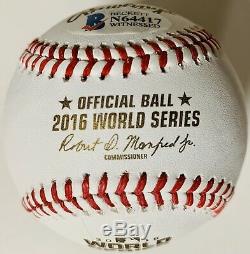 Chicago Cubs Sammy Sosa Signed 2016 World Series Baseball Auto Beckett BAS COA