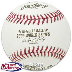 Chicago White Sox Jermaine Dye Autographed 2005 World Series Baseball JSA Auth