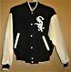 Chicago White Sox Leather/wool Jacket And Two 2005 World Series Baseballs