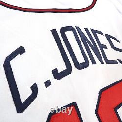 Chipper Jones Atlanta Braves 1995 World Series Home White Jersey Men's (S-3XL)