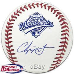 Chipper Jones Braves Signed Autographed 1995 World Series Game Baseball JSA Auth