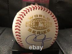 Chris Carpenter St Louis Cardinals Autographed 2006 World Series Baseball JSA