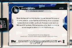 Clayton Kershaw #60/99 2020 Topps Now World Series Game Used Base Relic 472A