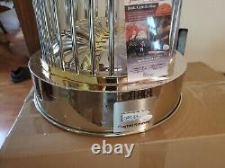 Clayton Kershaw Autograped Los Angeles Dodgers World Series Trophy Full Size