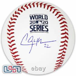 Clayton Kershaw Dodgers Signed Autographed 2020 World Series Baseball JSA Auth