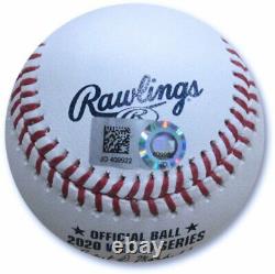 Clayton Kershaw Hand Signed Autographed 2020 World Series Baseball Dodgers MLB