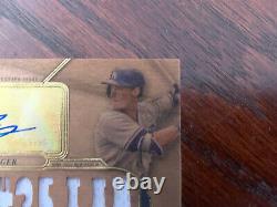 Cody Bellinger 2017 Topps Triple Threads Wood Auto Jersey RC #d 1/1 World Series