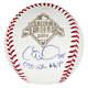 Cole Hamels Signed 08 Mvp Inscription Rawlings Official Mlb World Series Basebal