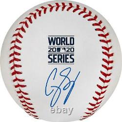 Corey Seager Los Angeles Dodgers Signed 2020 MLB World Series Champs Baseball