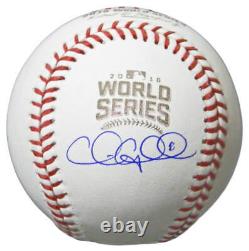 Cubs CHRIS COGHLAN Signed Rawlings Official 2016 World Series Baseball -SCHWARTZ