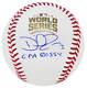 Cubs David Ross Signed 2016 World Series Baseball Withg-pa Rossy Schwartz