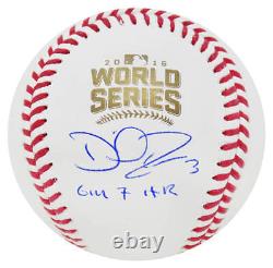 Cubs DAVID ROSS Signed Official 2016 World Series Baseball withGm 7 HR SCHWARTZ