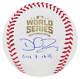 Cubs David Ross Signed Official 2016 World Series Baseball Withgm 7 Hr Schwartz