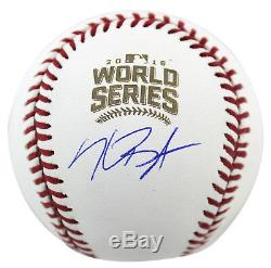 Cubs Kris Bryant Signed 2016 World Series Logo Oml Baseball Fanatics COA & MLB