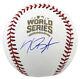 Cubs Kris Bryant Signed 2016 World Series Logo Oml Baseball Fanatics Coa & Mlb