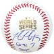 Cubs Mike Montgomery Signed 2016 World Series Baseball Withgame 7 Save Schwartz