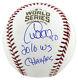 Cubs Willson Contreras 2016 World Series Champs Signed 2016 Ws Baseball Mlb