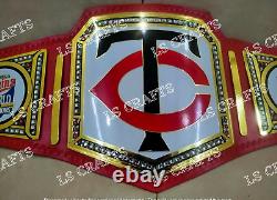 Custom Minnesota Twins World Series Championship Belt Adult Size 2mm Brass