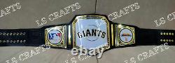 Custom SF Giants World Series Championship Belt Adult Size 2mm Brass