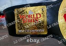 Custom SF Giants World Series Championship Belt Adult Size 2mm Brass