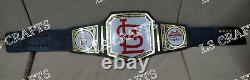 Custom St. Louis Cardinals World Series Championship Belt Adult Size 2mm Brass