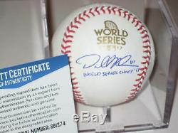DALLAS KEUCHEL (Astros) Signed 2017 WORLD SERIES Baseball with Beckett COA & Inscr