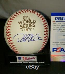 DALLAS KEUCHEL signed 2017 World Series Baseball HOUSTON ASTROS with COA BECKETT