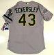 Dennis Eckersley Authentic Oakland A's 89 World Series Majestic Cool Base Jersey
