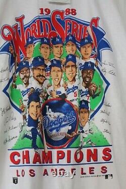 DODGERS 1988 MLB Baseball Los Angeles LA World Series Champions Medium T-Shirt