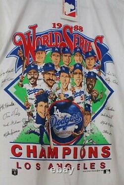 DODGERS 1988 MLB Baseball Los Angeles LA World Series Champions Medium T-Shirt
