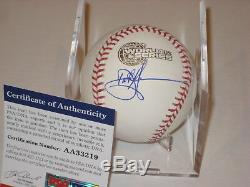 DUSTIN HERMANSON (Sox) Signed Official 2005 WORLD SERIES Baseball with PSA COA