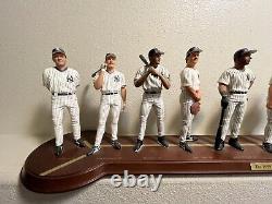 Danbury Mint 1999 New York Yankees Team Figures World Series Baseball Champions