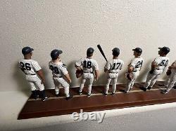 Danbury Mint 1999 New York Yankees Team Figures World Series Baseball Champions