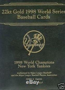 Danbury Mint Ny Yankees World Series 22kt Gold Set