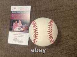 Daniel Murphy Signed 2015 World Series Baseball New York Mets ROMLB JSA