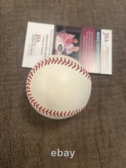 Daniel Murphy Signed 2015 World Series Baseball New York Mets ROMLB JSA